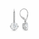 6.50 DEW Moissanite Dangle Earring in 925 Platinum Plated