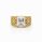 8.15 DEW Moissanite Ring in 925 Yellow Gold Plated