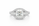 6.50 DEW Moissanite Ring in 925 Platinum Plated