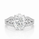 14.95 DEW Moissanite Ring in 925 Platinum Plated
