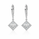 Paige 3.85 DEW White Moissanite Dangle Earring