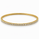 5.60 DEW Moissanite Flex Bangle in 925 Yellow Gold Plated