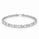 8.09 DEW Moissanite Bracelet in 925 Platinum Plated