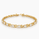 8.09 DEW Moissanite Bracelet in 925 Yellow Gold Plated