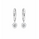 1.92 DEW Moissanite Earring in 925 Platinum Plated
