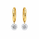 1.92 DEW Moissanite Earring in 925 Yellow Gold Plated