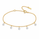 2.22 DEW Moissanite Bracelet in 925 Yellow Gold Plated