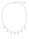 3.14 DEW Moissanite Necklace in 925 Platinum Plated