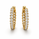 6.42 DEW Moissanite  Earring in 925 Yellow Gold Plated