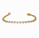 1.04 DEW Moissanite Bracelet in 925 Yellow Gold Plated