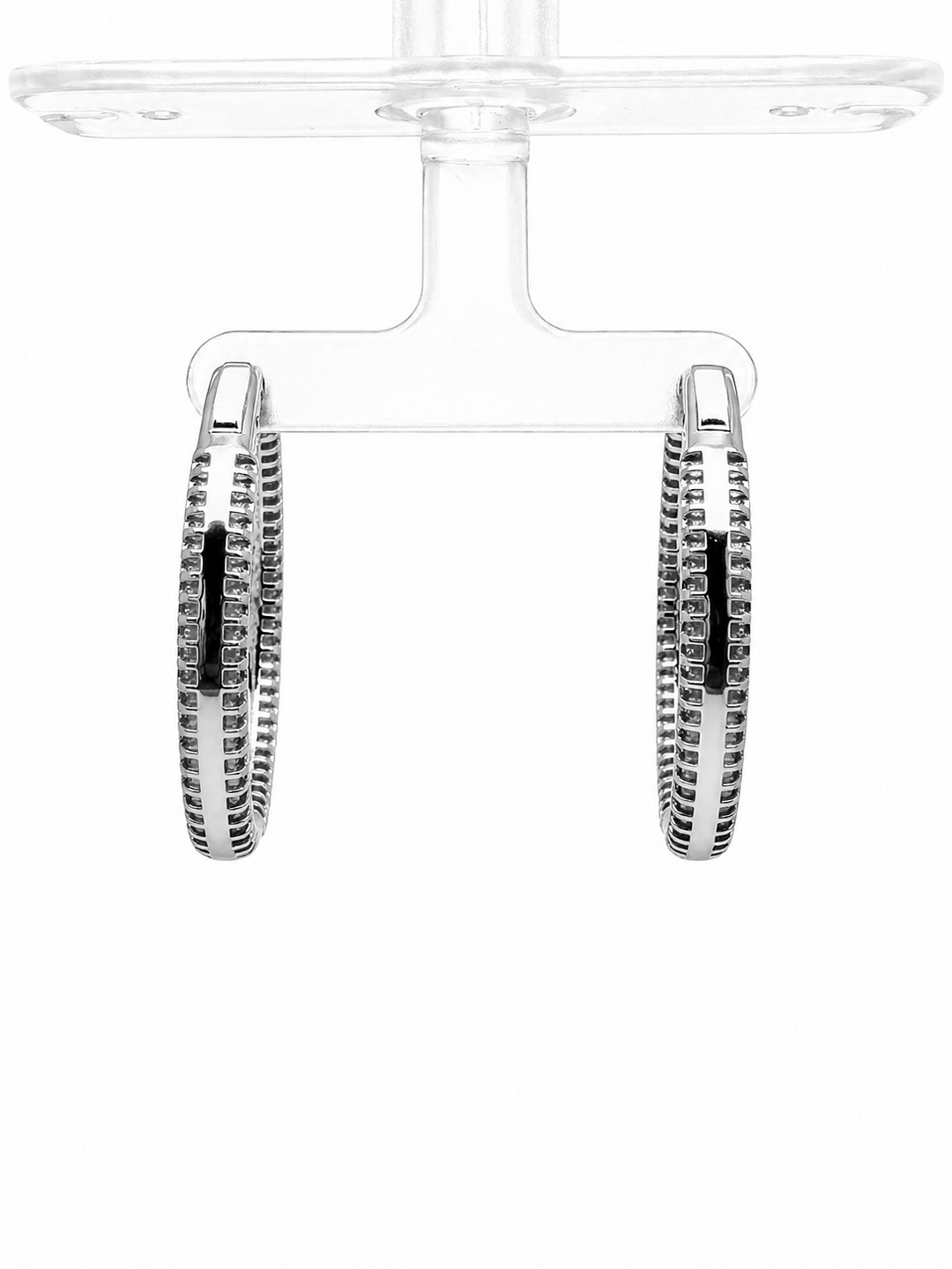 5.15 DEW Moissanite  Earring in 925 Platinum Plated