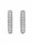 3.32 Ctw Lab Grown Diamond Earring in 925 Platinum Plated