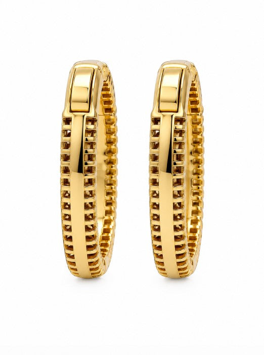 5.92 Ctw Lab Grown Diamond Earring in 925 Yellow Gold Plated