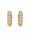 2.21 Ctw Lab Grown Diamond Earring in 925 Yellow Gold Plated