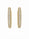 6.90 Ctw Lab Grown Diamond Earring in 925 Yellow Gold Plated