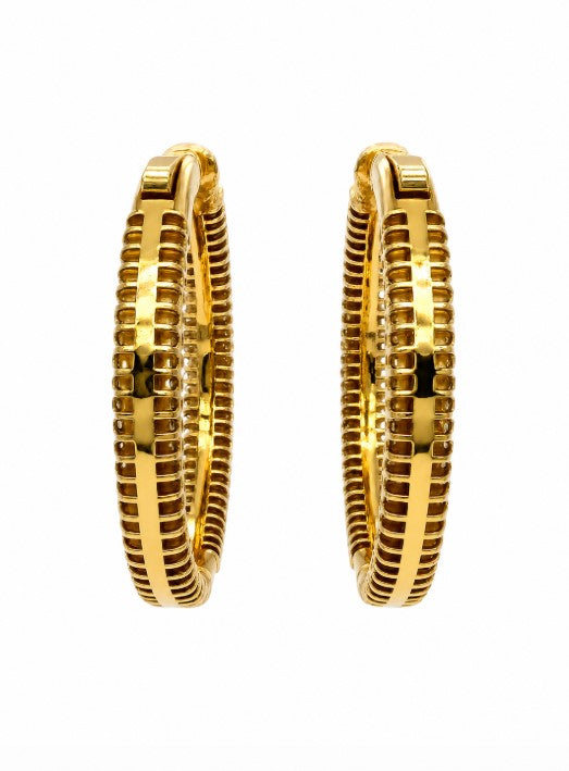 6.90 Ctw Lab Grown Diamond Earring in 925 Yellow Gold Plated