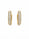 3.76 Ctw Lab Grown Diamond Earring in 925 Yellow Gold Plated