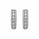 2.20 Ctw Lab Grown Diamond Earring in 925 Platinum Plated