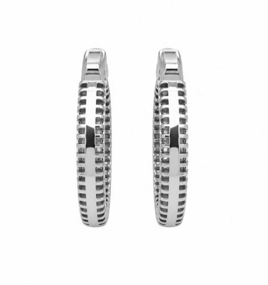 5.78 Ctw Lab Grown Diamond Earring In 925 Platinum Plated