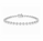 3.41 DEW Moissanite Bracelet In 925 Platinum Plated