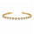 3.00 Ctw Lab Grown Diamond Bracelet In 925 Yellow Gold Plated