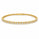 1.50 Ctw Lab Grown Diamond Bangle in 925 Yellow Gold Plated