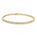 1.50 Ctw Lab Grown Diamond Flex Bangle in 925 Yellow Gold Plated