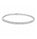 1.50 Ctw Lab Grown Diamond Flex Bangle in 925 Platinum Plated