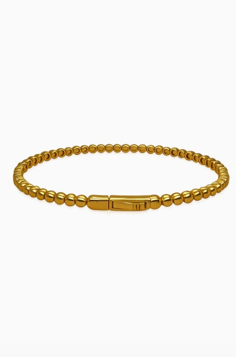 1.50 Ctw Lab Grown Diamond Bangle in 925 Yellow Gold Plated
