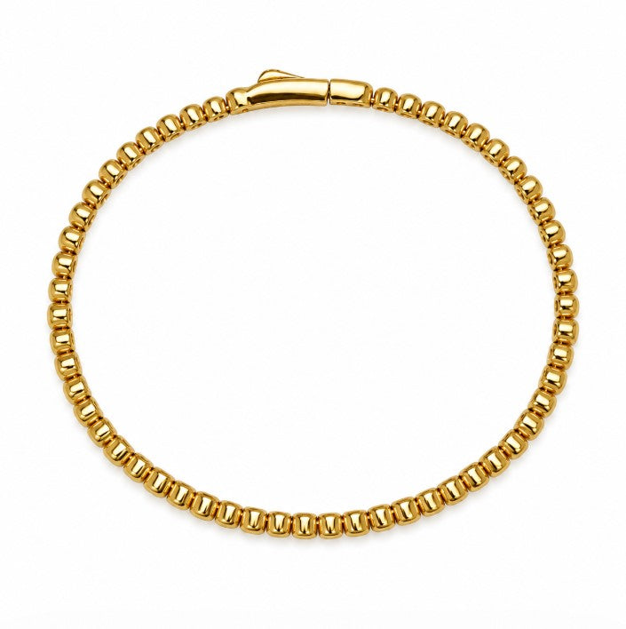 1.50 Ctw Lab Grown Diamond Bangle in 925 Yellow Gold Plated