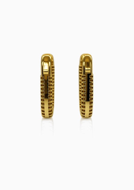 4.30 DEW Moissanite Earring in 925 Yellow Gold Plated