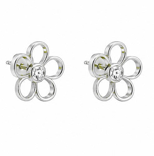 0.60 Ctw Lab Grown Diamond Earring in 925 Platinum Plated