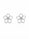 0.66 DEW Moissanite Earring in 925 Platinum Plated