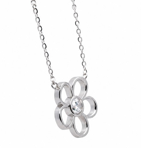 0.50 Ctw Lab Grown Diamond Necklace in 925 Platinum Plated