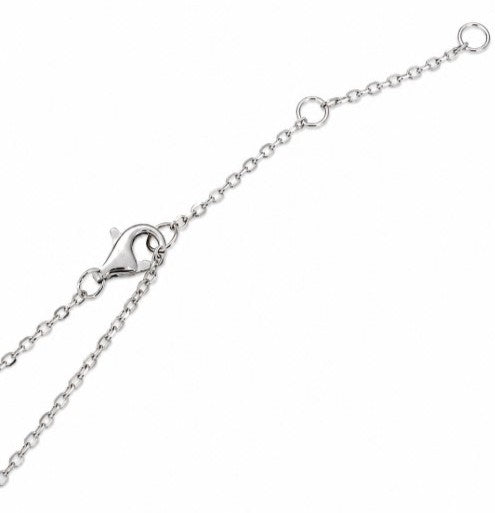 1.04 Ctw Lab Grown Diamond Necklace in 925 Platinum Plated