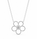 0.50 Ctw Lab Grown Diamond Necklace in 925 Platinum Plated