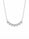 0.84 DEW Moissanite Necklace in 925 Platinum Plated