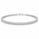 1.99 Cts Lab Grown Diamond Felx Bangle in 925 Platinum Plated