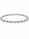 2.20 DEW Moissanite Bangle in 925 Platinum Plated