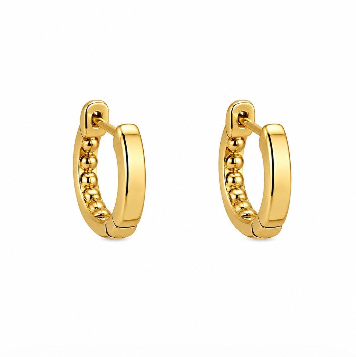 0.31 Ctw Lab Grown Diamond Earring in 925 Yellow Gold Plated