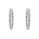 0.37 Ctw Lab Grown Diamond Earring in 925 Platinum Plated
