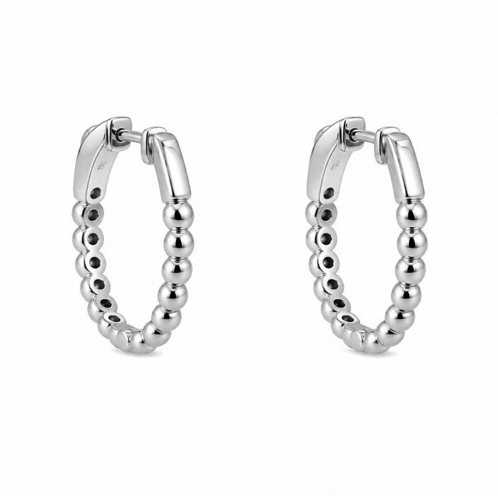 0.37 Ctw Lab Grown Diamond Earring in 925 Platinum Plated