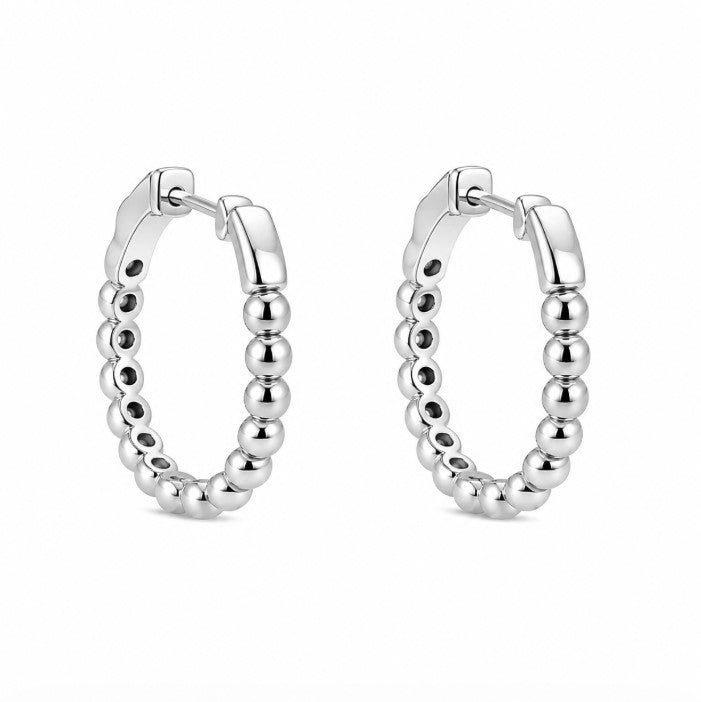 0.68 Ctw Lab Grown Diamond Earring in 925 Platinum Plated