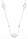 Pearl and Lab Grown Diamond Necklace in 925 Platinum Plated