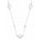Pearl and Lab Grown Diamond Necklace in 925 Platinum Plated