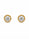 1.18 Ctw Lab Grown Diamond Earring in 925 Yellow Gold Plated