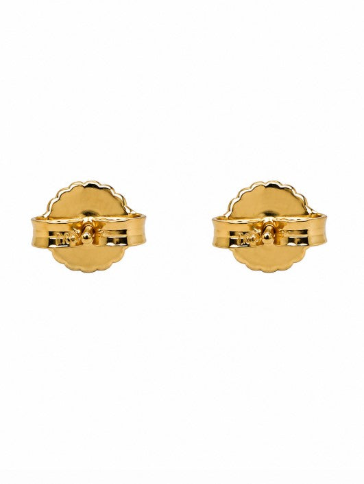 1.18 Ctw Lab Grown Diamond Earring in 925 Yellow Gold Plated