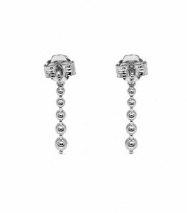 1.37 Ctw Lab Grown Diamond Earring in 925 Platinum Plated