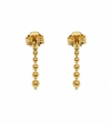 1.37 Ctw Lab Grown Diamond Earring in 925 Yellow Gold Plated