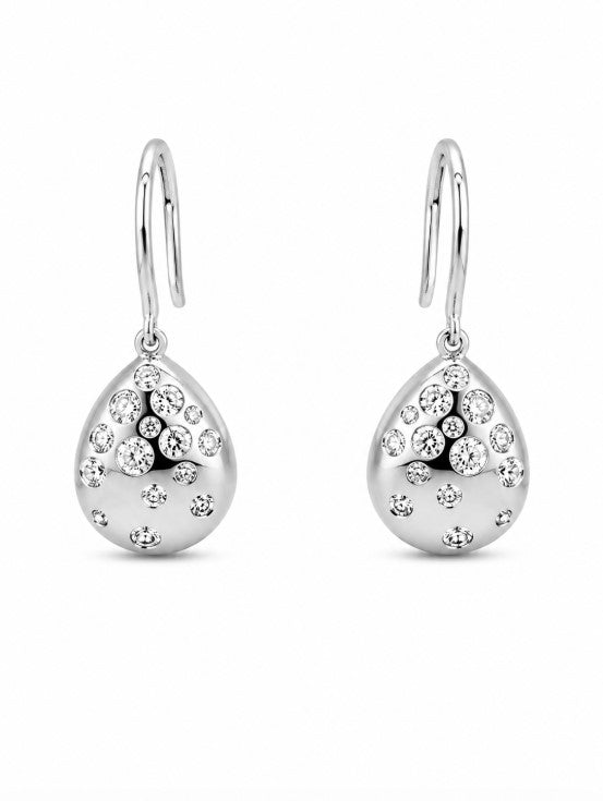 1.47 Ctw Lab Grown Diamond Earring in 925 Platinum Plated